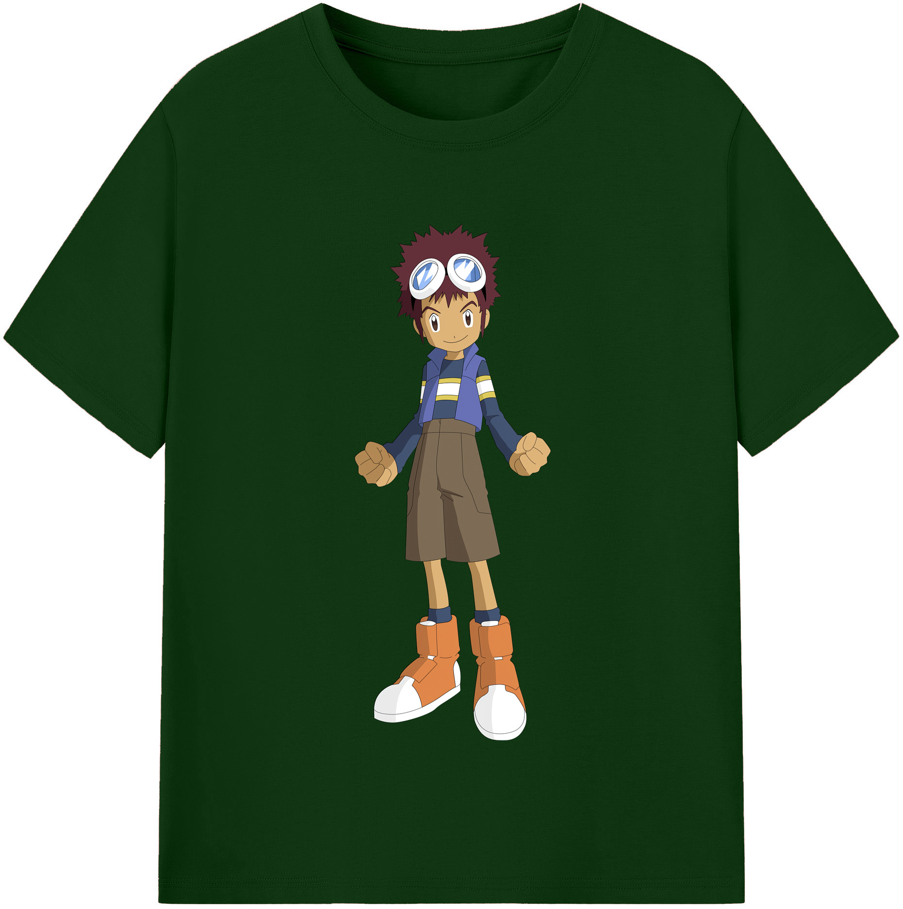 （画像用） Digimon デジタルモンスター/デジモン 綿100％半袖Tシャツ（フロントプリント）